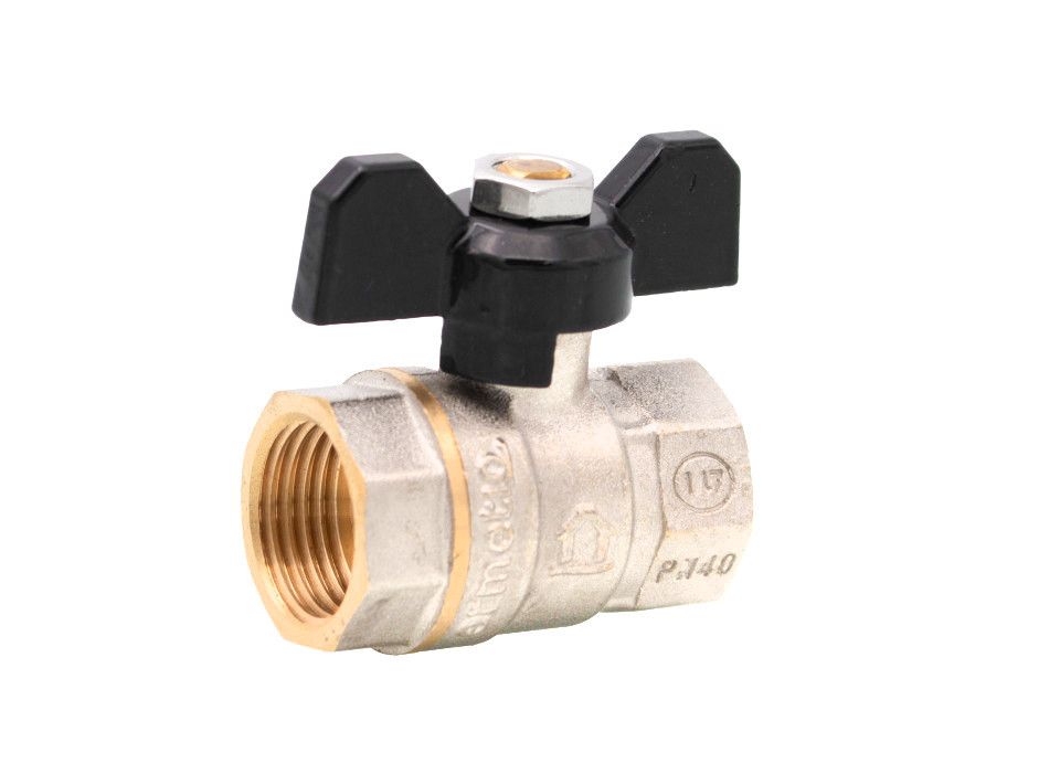 Mosadzný guĺový ventil s motýlom 1