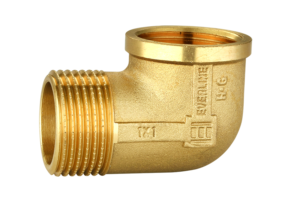 Mosadzné koleno 1/2