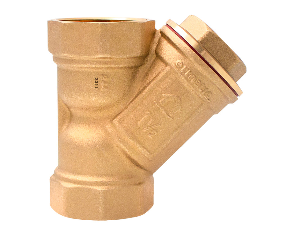 Vízszűrő Y réz 6/4