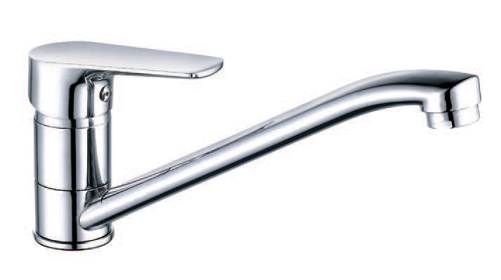 Mosogató csaptelep álló hosszú kifolyóval