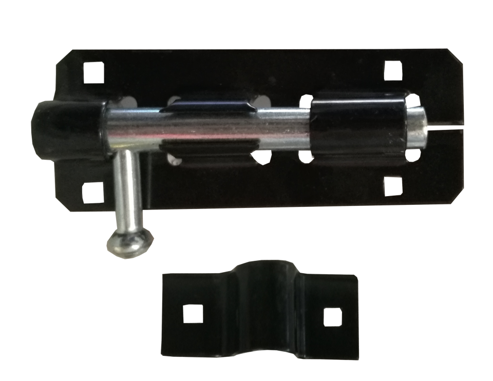 Plochá západka čierna 150x1,7x1,4x11,5 mm