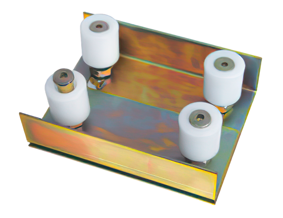 Vozík pre posuvné brány 4-kolieskový 200x2,5 mm