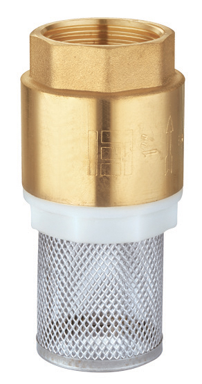 Visszacsapószelep szűrőkosárral műanyag tányéros 2