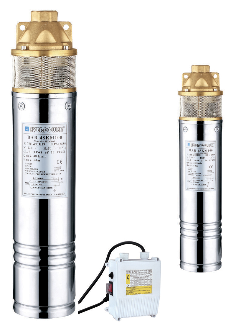 Ponorné čerpadlo do hlbín s ovládacím panelom 1500W