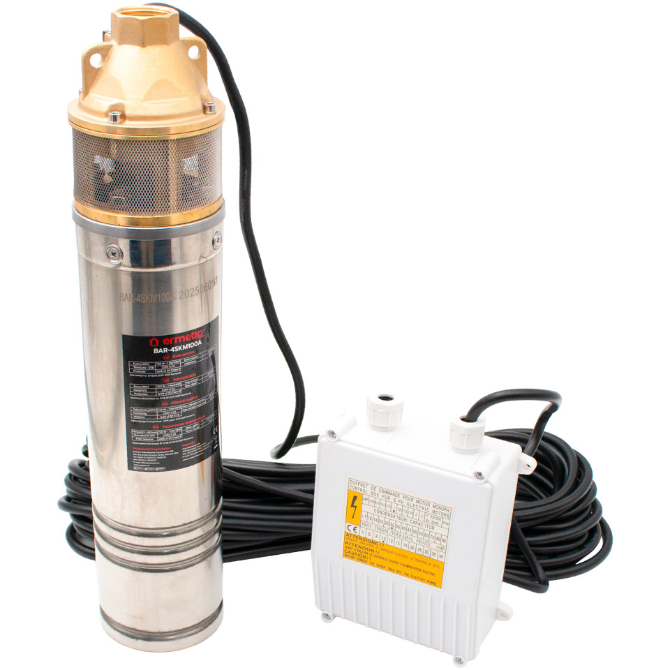 Ponorné čerpadlo do hlbín s ovládacím panelom 0.75KW/60m