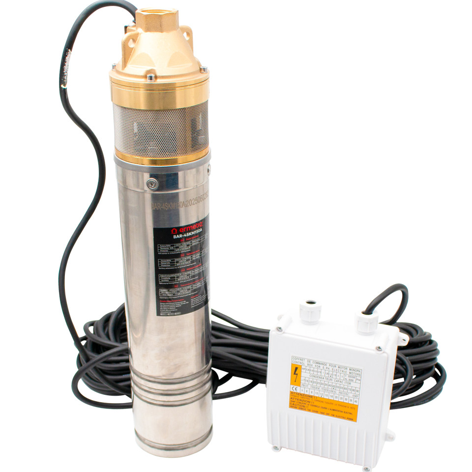 Ponorné čerpadlo do hlbín s ovládacím panelom 1.10KW/98m